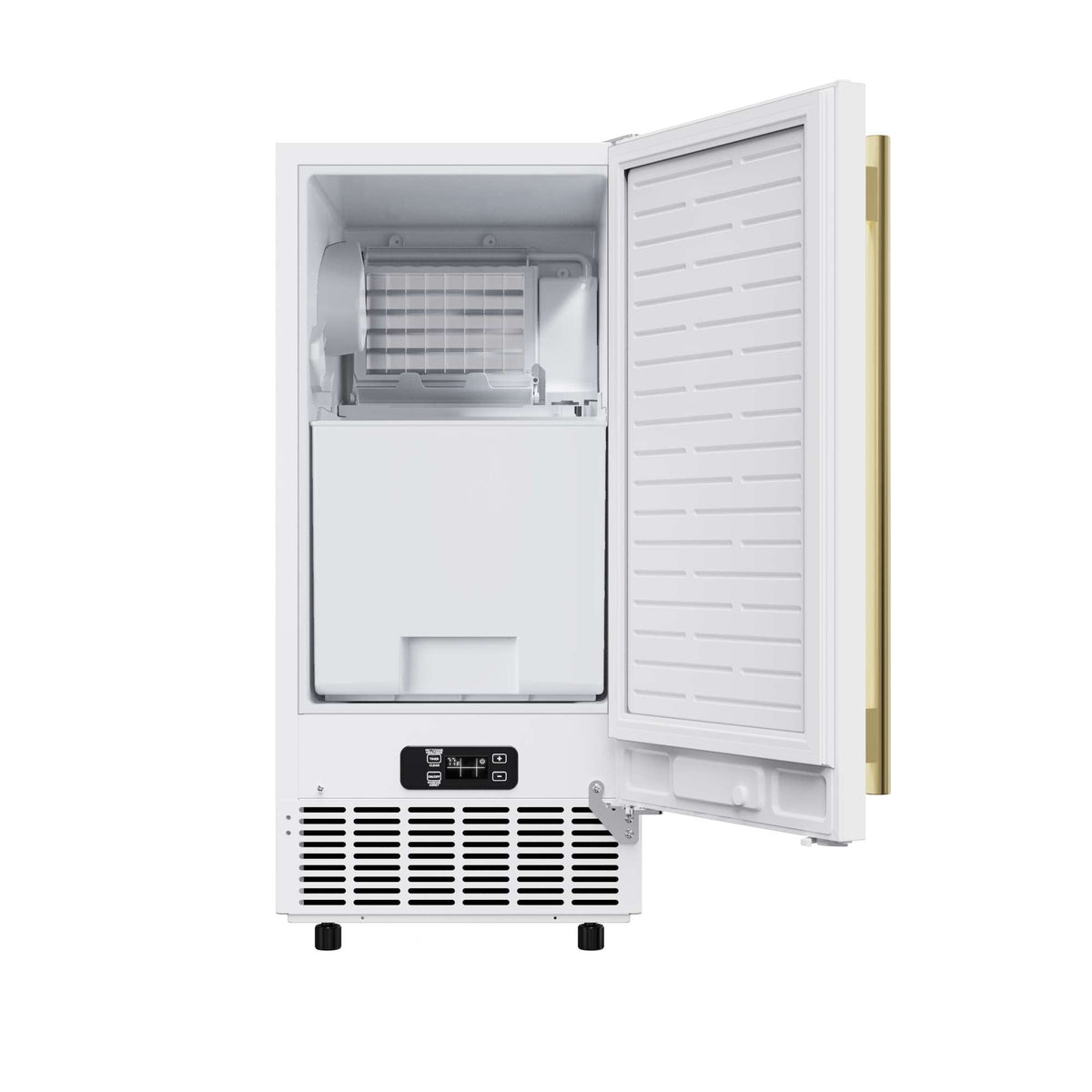Forno Cristallo 15-inch cubed ice maker in white FIMBI7313-15WHT