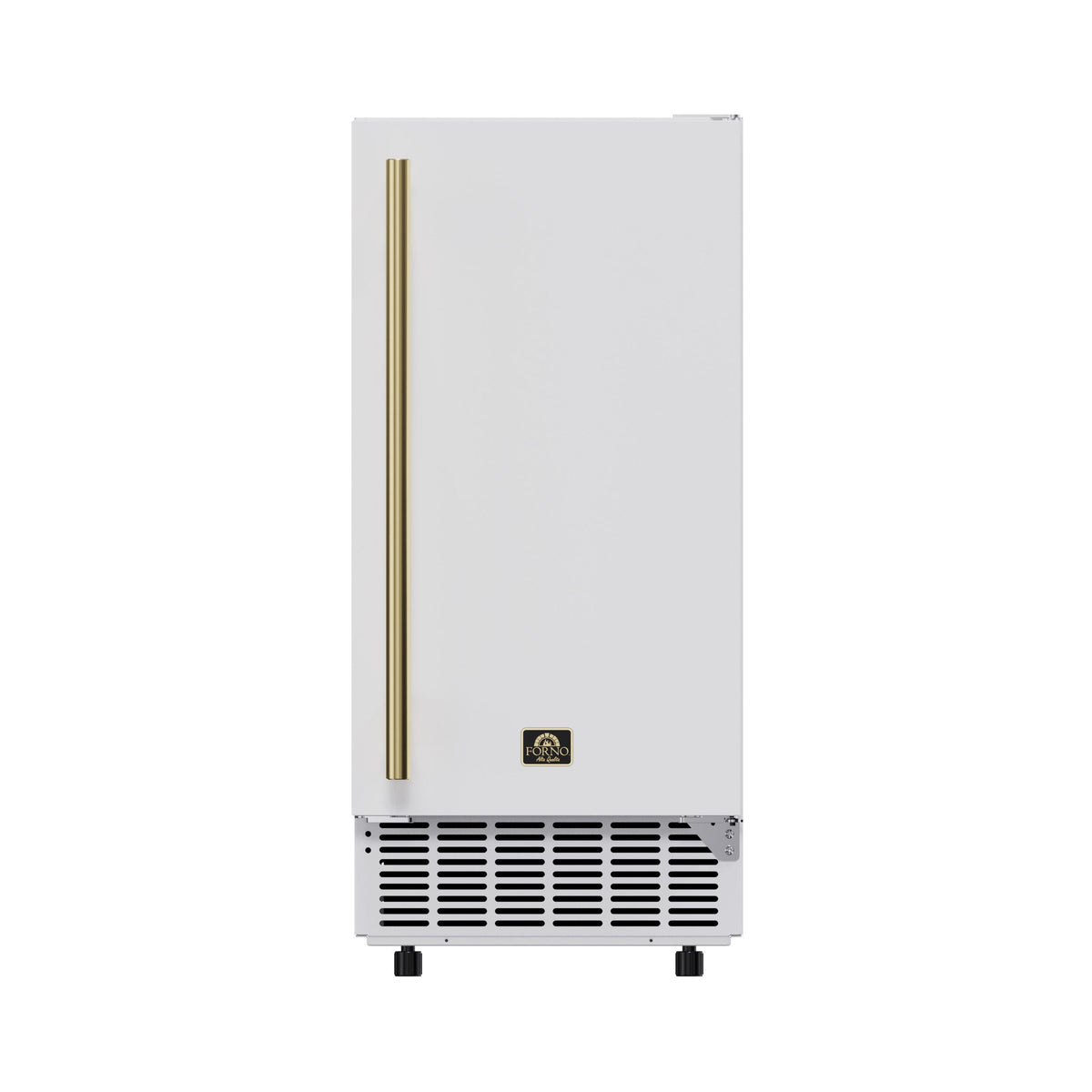 Forno Cristallo 15-inch cubed ice maker in white FIMBI7313-15WHT