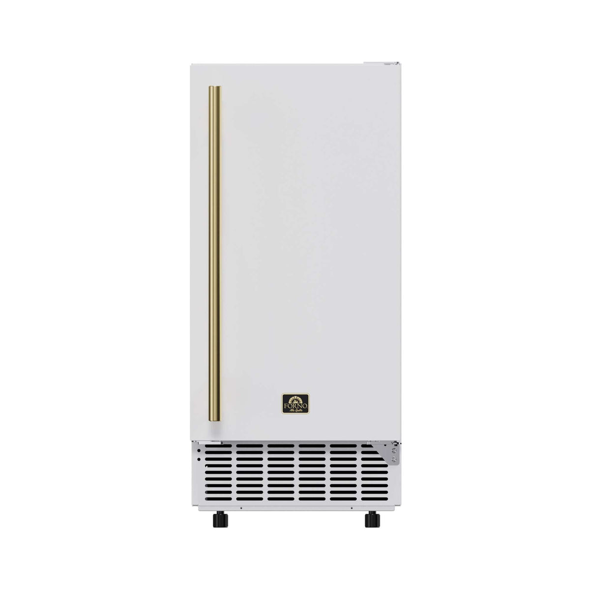 Forno Cristallo 15-inch cubed ice maker in white FIMBI7313-15WHT