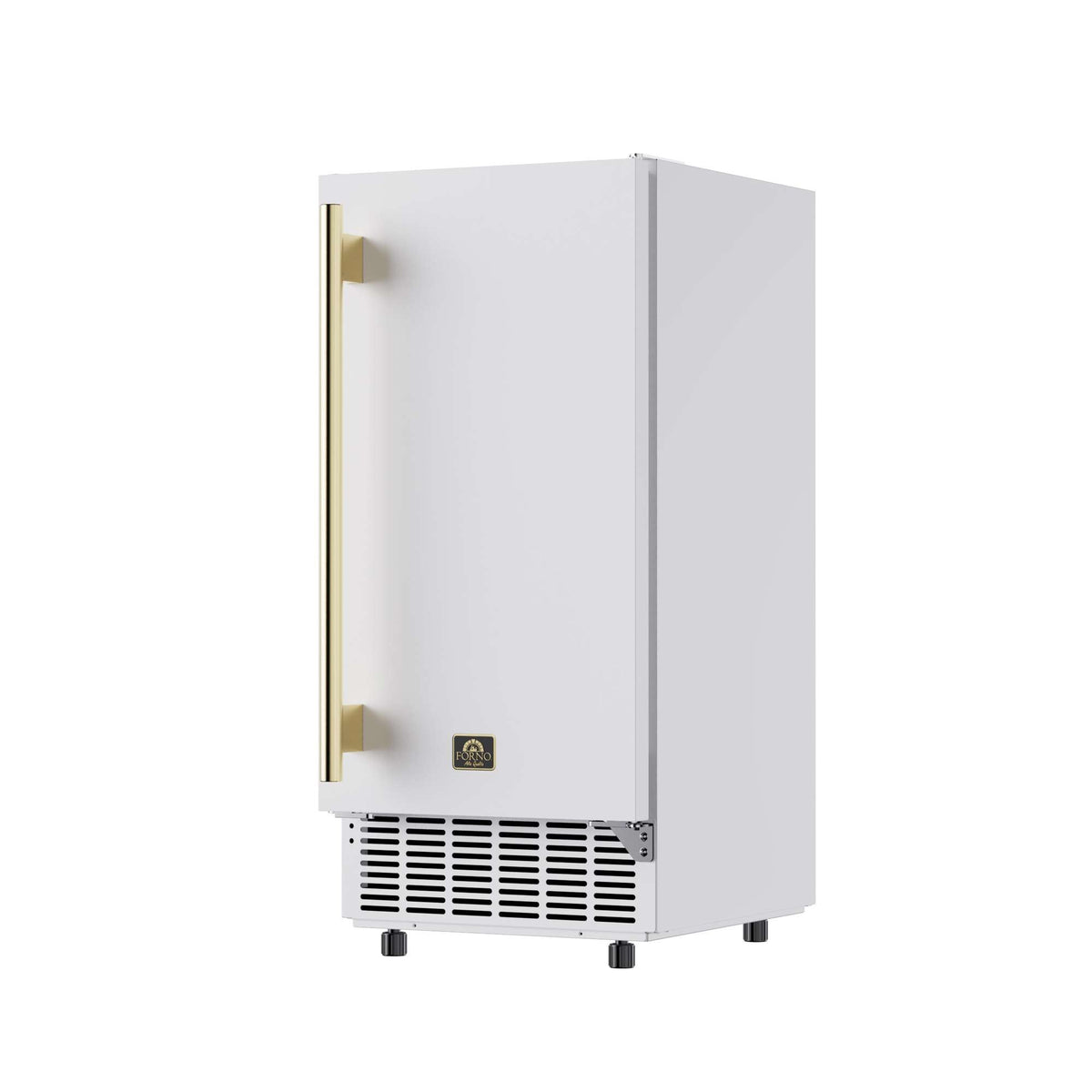 Forno Cristallo 15-inch cubed ice maker in white FIMBI7313-15WHT