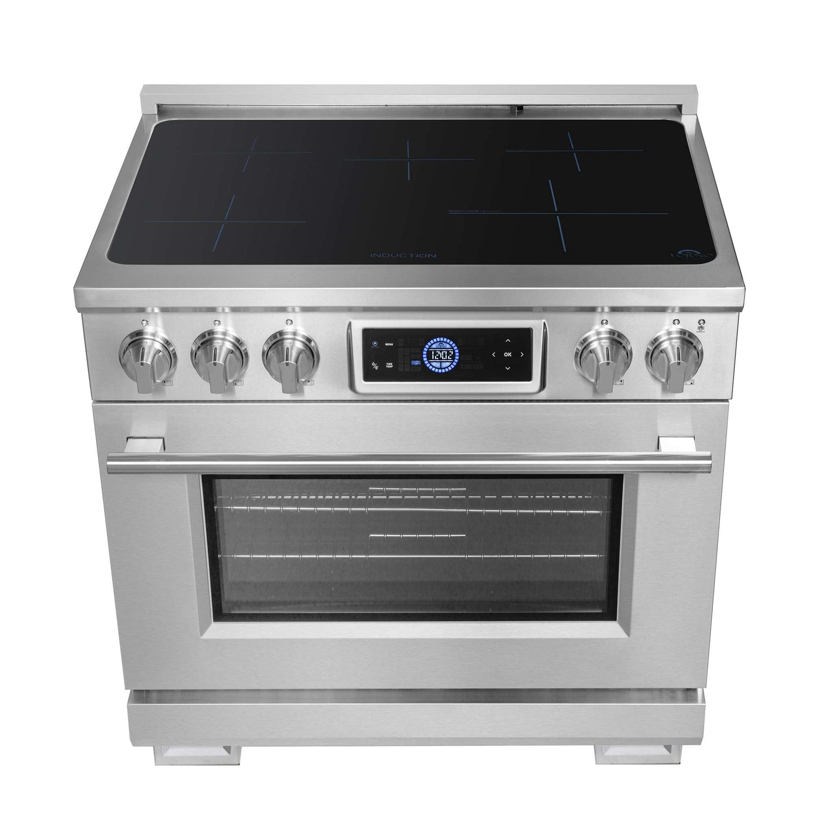 Forno Maximus 36 Inch Induction Range with Air Fryer - FFSIN0968-36
