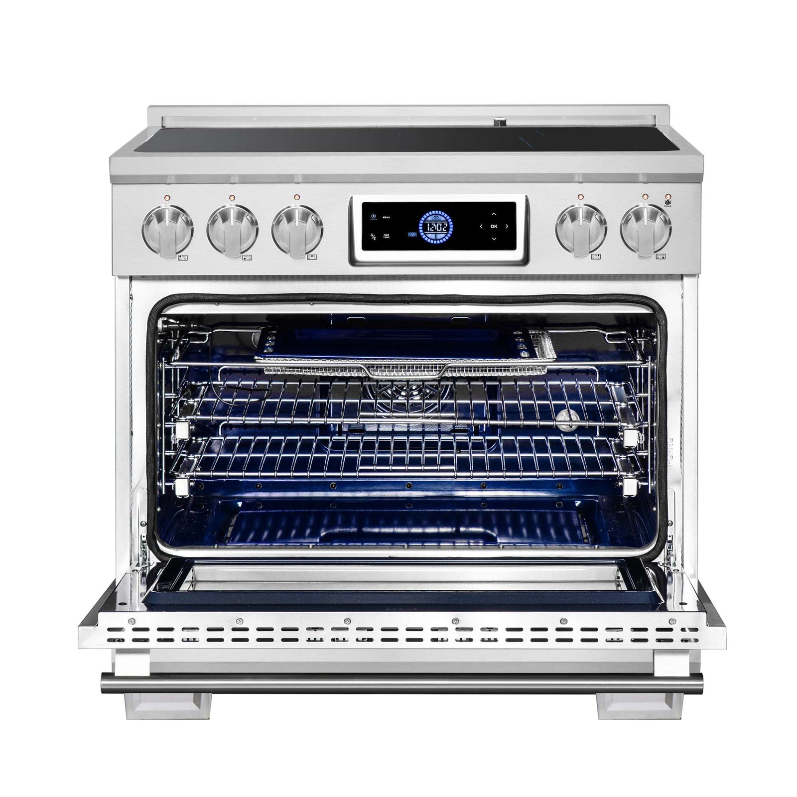 Forno Maximus 36 Inch Induction Range with Air Fryer - FFSIN0968-36