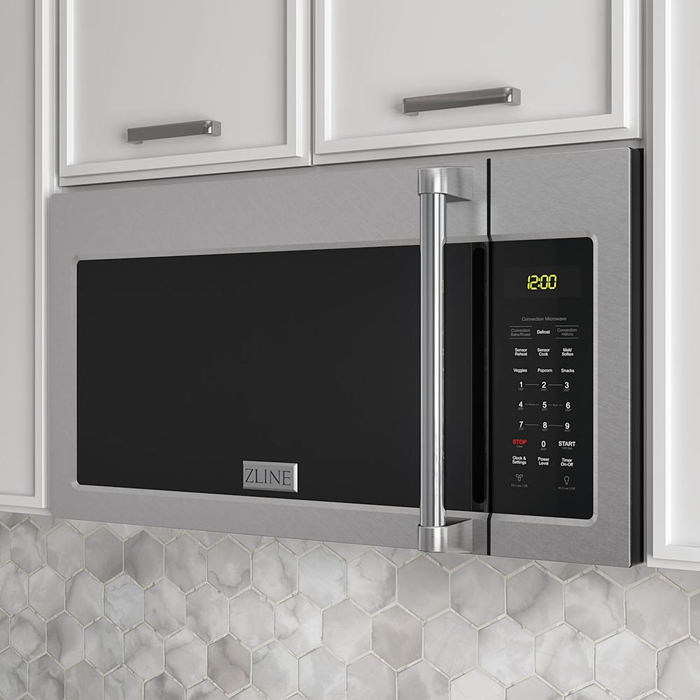 ZLINE 30-inch microwave in satin stainless steel MWO-OTR-H-30-SS, view 2