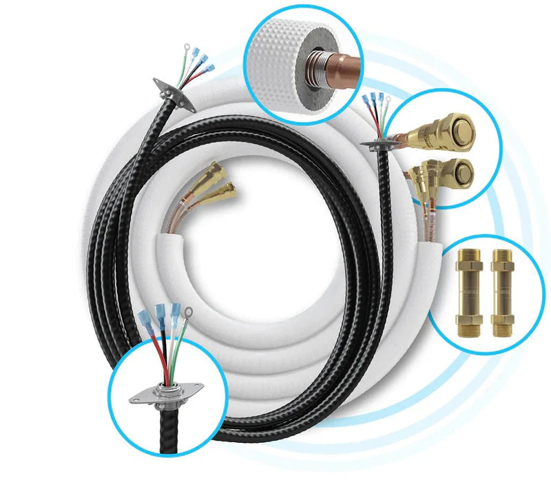 MRCOOL DIY Multi Zone 5th Gen 55K BTU Three Zone Ductless Mini Split with Ceiling Cassettes 12K + 12K + 18K Lineset