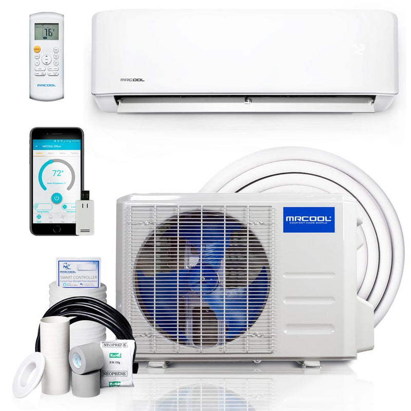 MRCOOL Advantage 4G 12,000 BTU 20 SEER Ductless Mini Split Air Conditioner and Heat Pump - 115V/60Hz - Chill Mini Splits