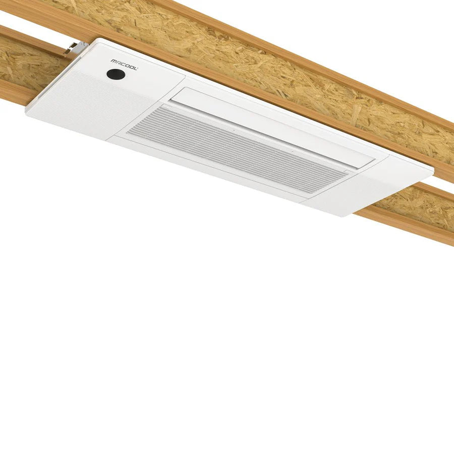MRCOOL DIY 12,000 BTU 5th Gen Hyper Heat Single Zone Mini Split Ceiling Cassette Install