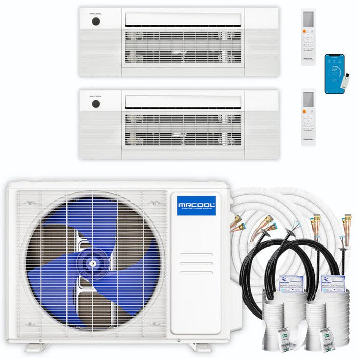 MRCOOL DIY 4th Gen 2-Zone 27,000 BTU 22 SEER (12K + 18K MRCOOL DIY 4th Gen 2-Zone 27,000 BTU 22 SEER (12K + 18K