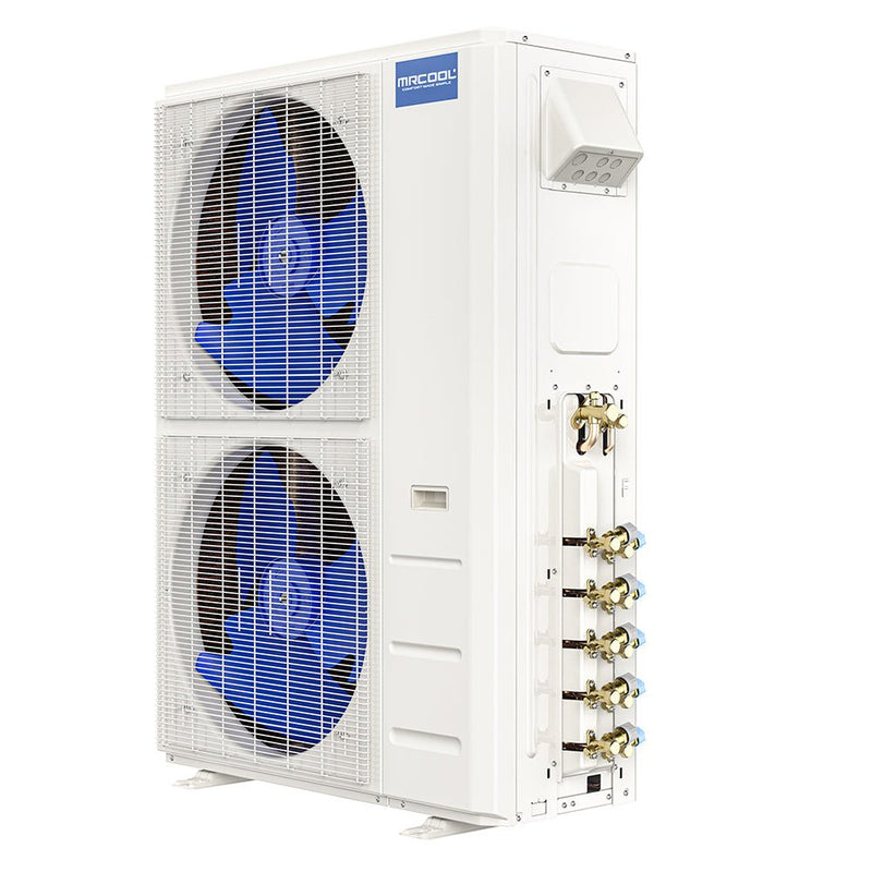 MRCOOL DIY 5th Gen Multi-Zone 4-Zone 48,000 BTU 23 SEER2 (9K + 9K + 12K + 18K) Ductless Mini-Split Air Conditioner and Heat Pump with Ceiling Cassettes