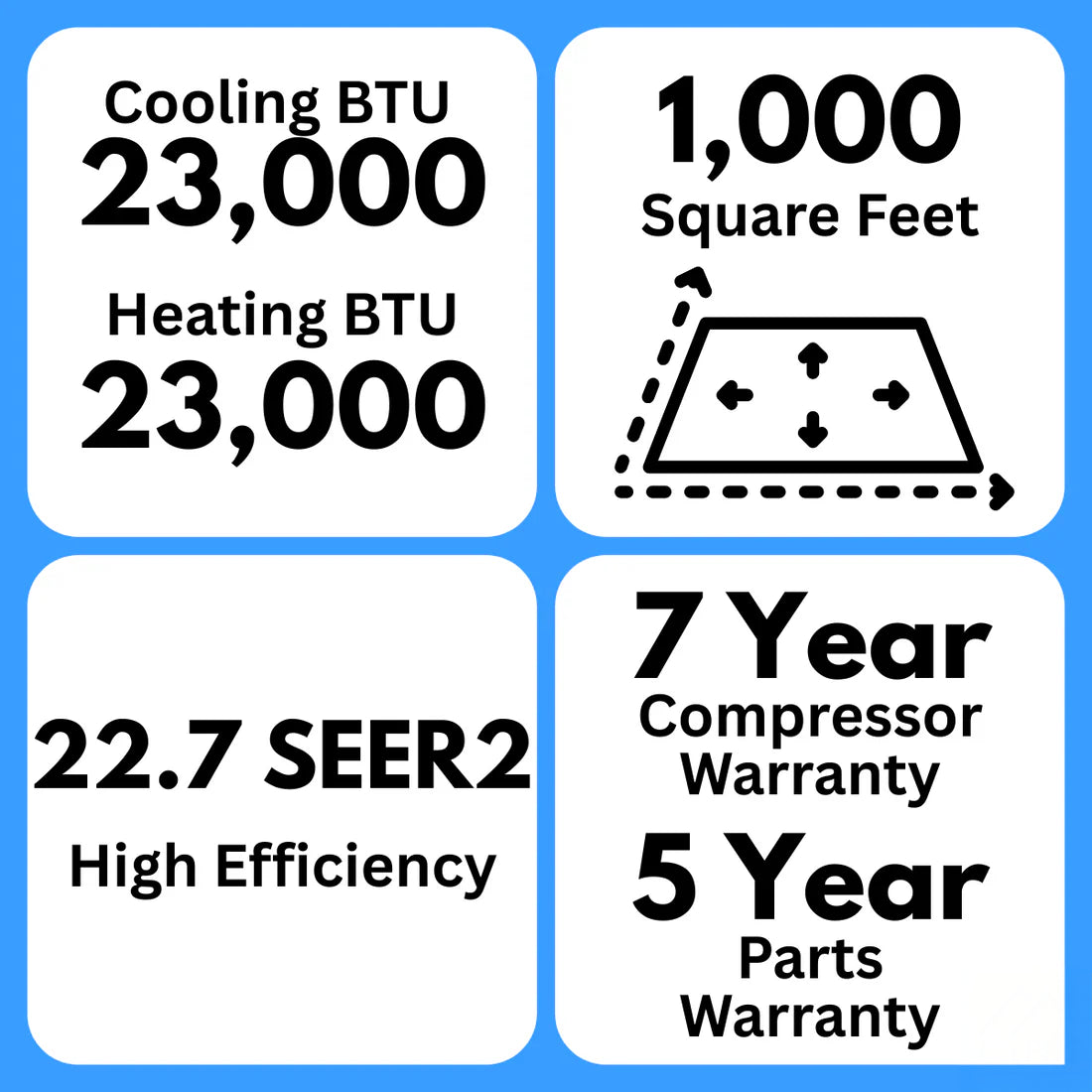 MRCOOL DIY 24K BTU 22.7 SEER2 5th Gen Ductless Mini Split Heat Pump System - 230V