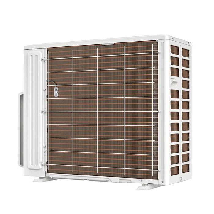 MRCOOL DIY Multi Zone 5th Gen 27K BTU Three Zone Ductless Mini Split with Ceiling Cassettes 6K + 9K + 12K Condenser Back
