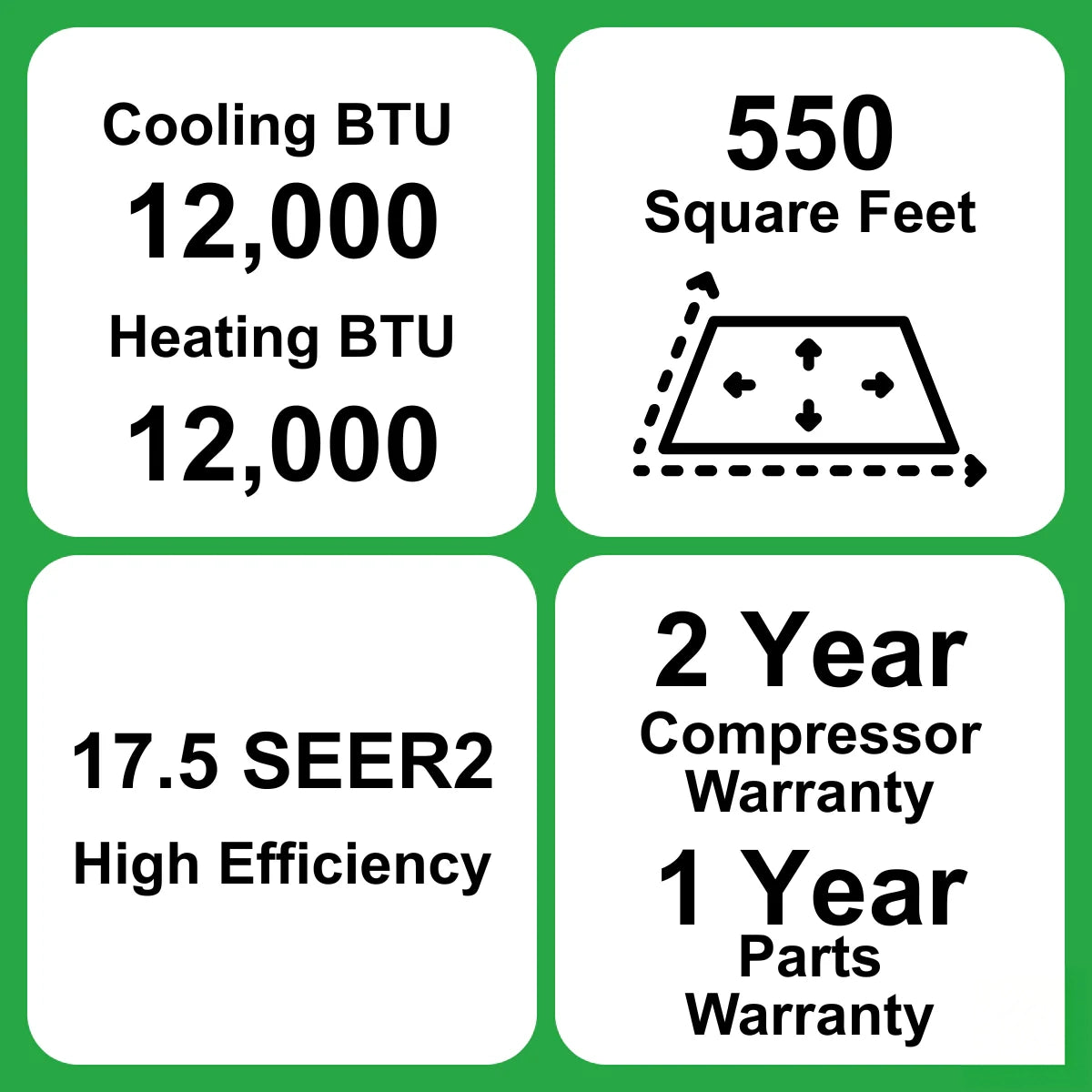 MRCOOL DIY Select 12K 12,000 BTU Single Zone Mini Split System with 11.5 ft. DIY Line Set  - R454B - 115V