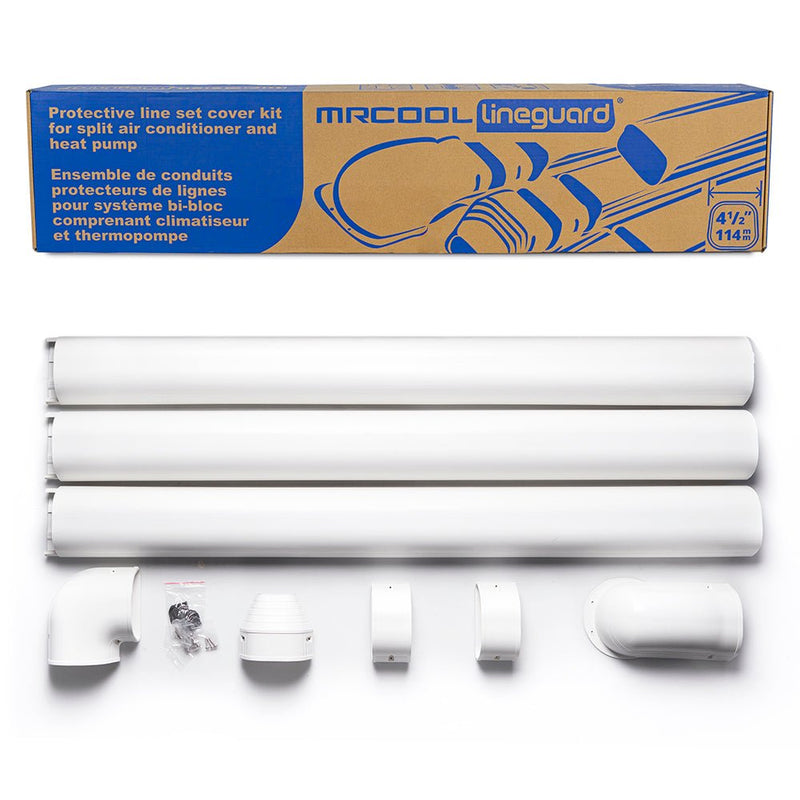 MRCOOL LineGuard 4.5" Complete Line Set Cover Kit - 12 ft