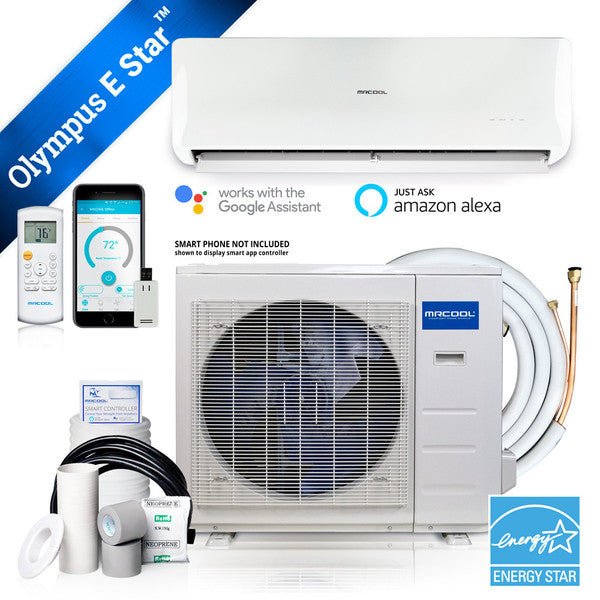 MRCOOL Olympus 18K 18,000 BTU 23.5 SEER2 Ductless Mini Split Air Conditioner and Heat Pump - 230V