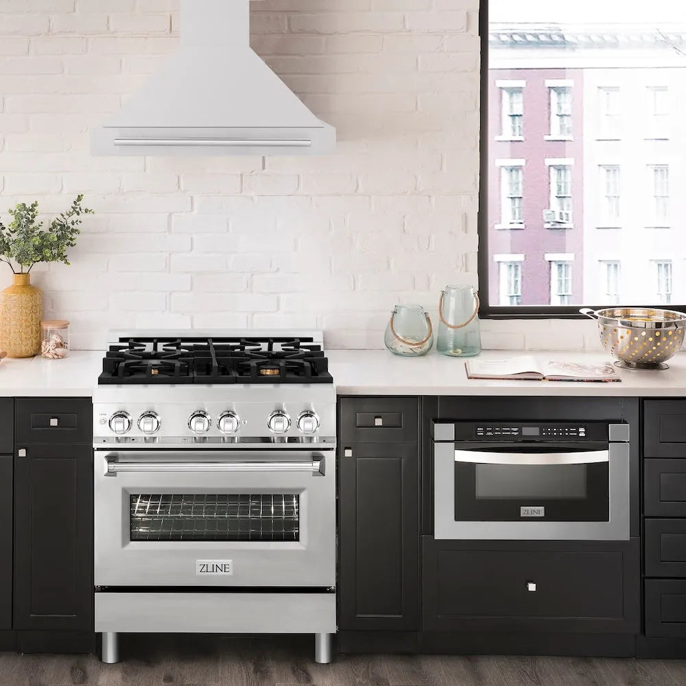 ZLINE 30-inch range hood in stainless steel KB4STX-30, view 2