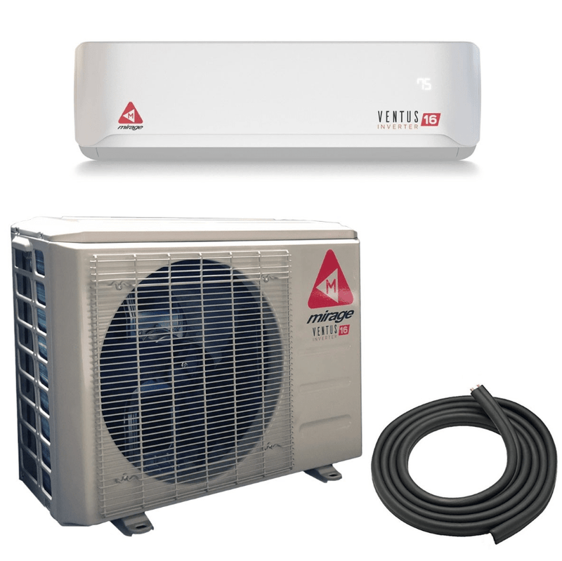 Mirage Ventus X 12,000 BTU 19.5 SEER Ductless Mini Split Air Conditioner and Heat Pump - 230V