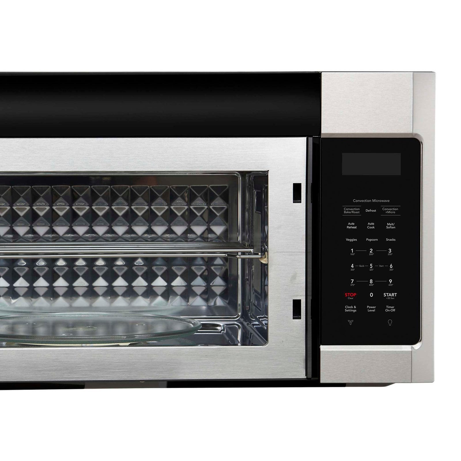 Forno Fornace 30-Inch Over the Range Convection Microwave, Stainless Steel – 1.5 cu.ft, 300 CFM Vent, Touch Control, LED Light - FOTR3038-30