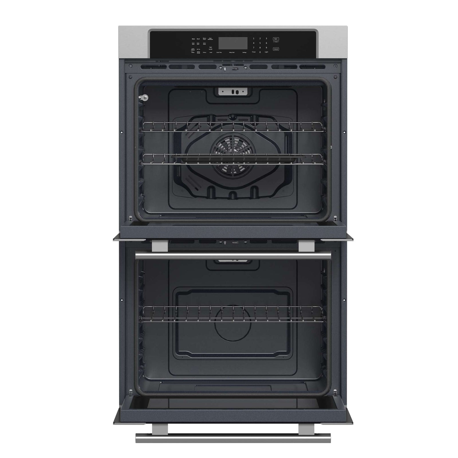 Forno Villarosa 30-Inch Built-In Double Wall Oven, Stainless Steel, Convection Cooking, Touch Control Panel, Self-Cleaning Function - FBOEL1365-30