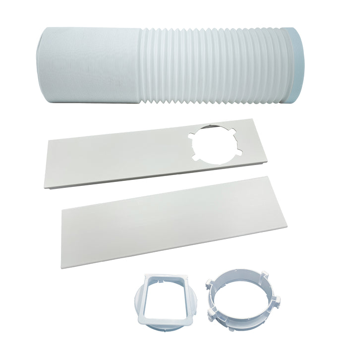 Perfect Aire Replacement Window Exhaust Kit, 5.92" diameter hose for Perfect Aire Portable Air Conditioners
