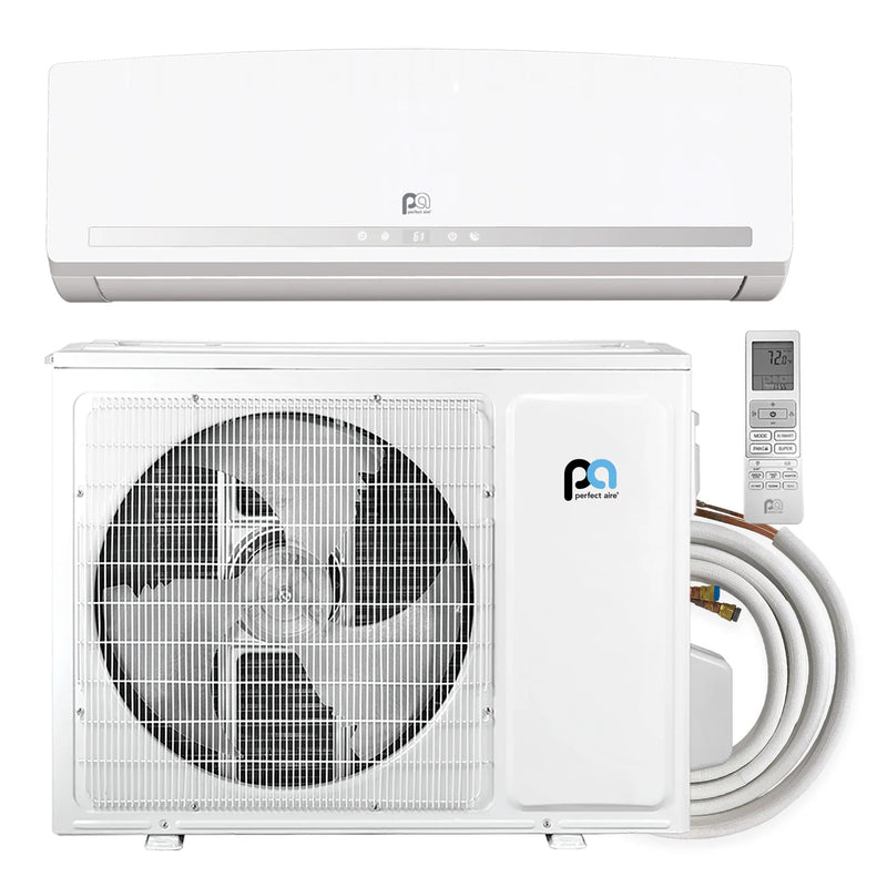 Perfect Aire DIY 4G 24,000 BTU 22.5 SEER2 Quick Connect Ductless Mini-Split Heat Pump - 230V