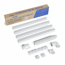 Perfect Aire 12' Paintable Mini Split Line Set Cover Kit, White