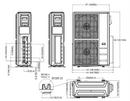 Senville AURA 48,000 BTU Multi-Zone Mini Split Condenser 230V, SENA-48HF-MOA