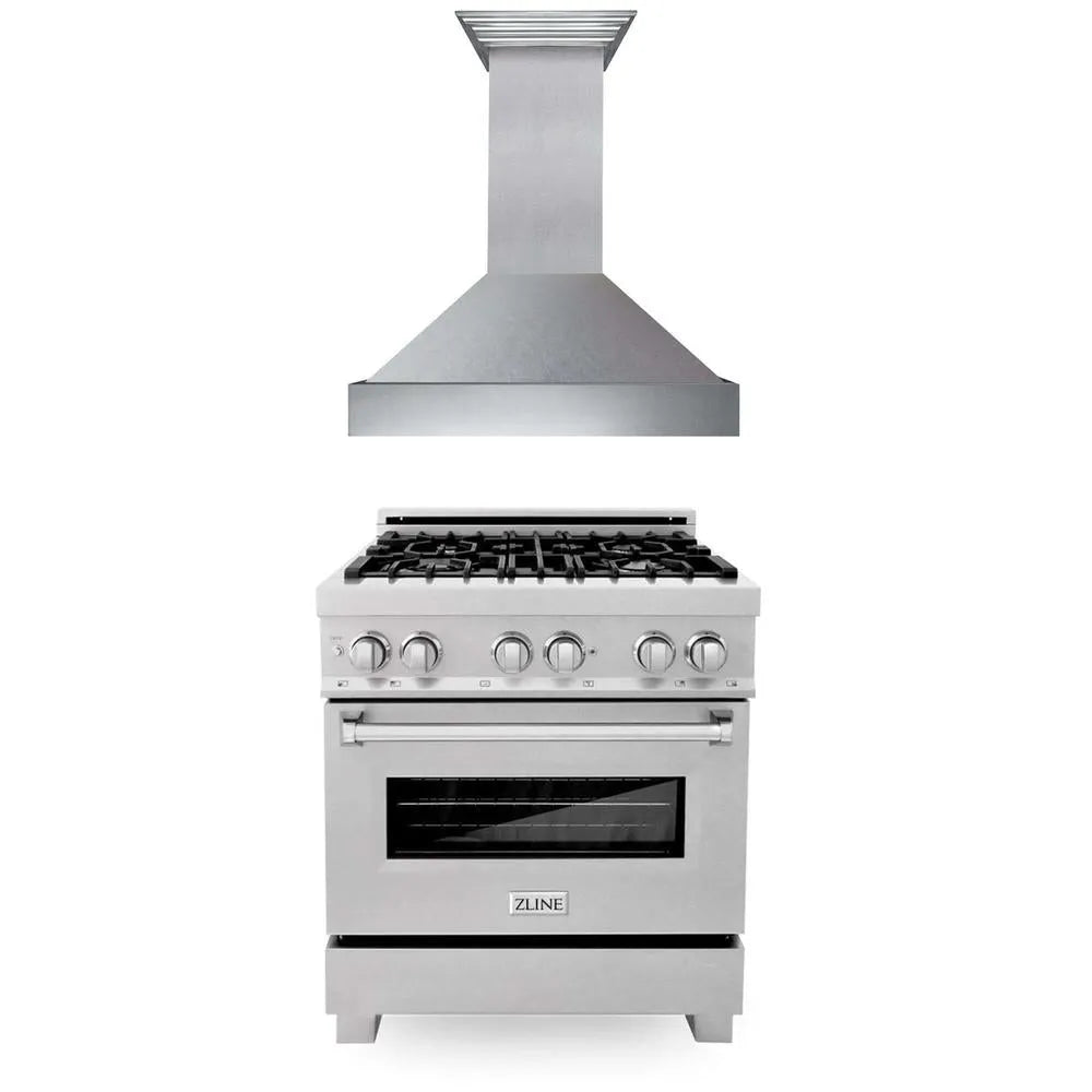 ZLINE 30-inch kitchen package 2KP-RASSNRH30
