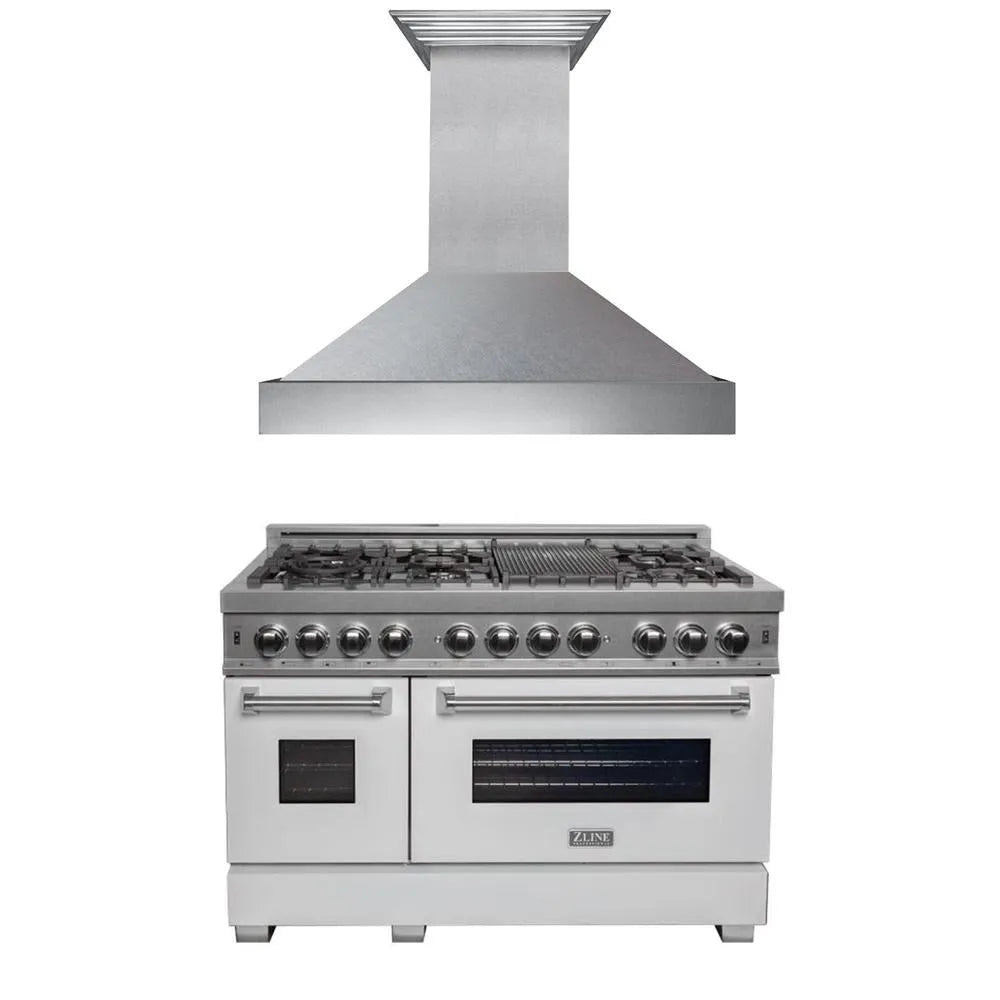 ZLINE 48-inch kitchen package 2KP-RASWMRH48