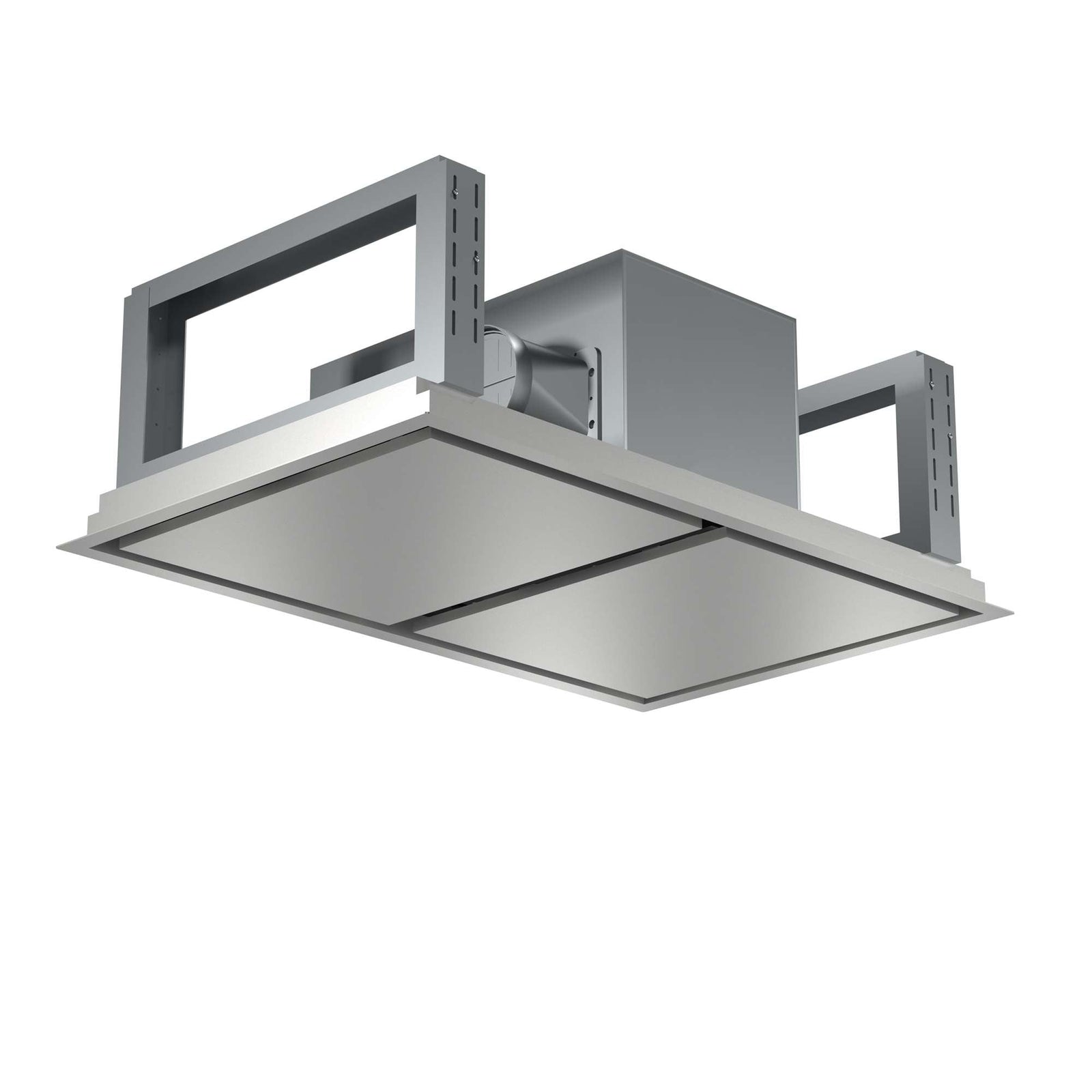 Forno Arezzo 44-Inch Recessed Ceiling Range Hood, Dual Motors, 1200 CFM, Hybrid Filters, Remote Control - FRHRE5312-44
