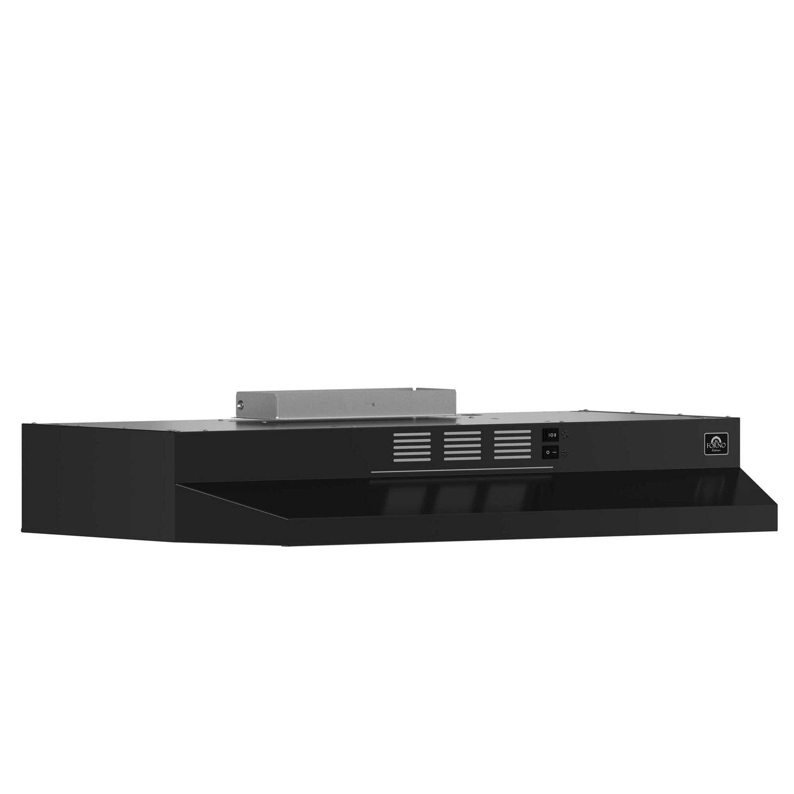 Forno Cappa 30-Inch Under Cabinet Range Hood, Black, 200 CFM, Convertible, LED Lighting - FRHUC5200-30BLK