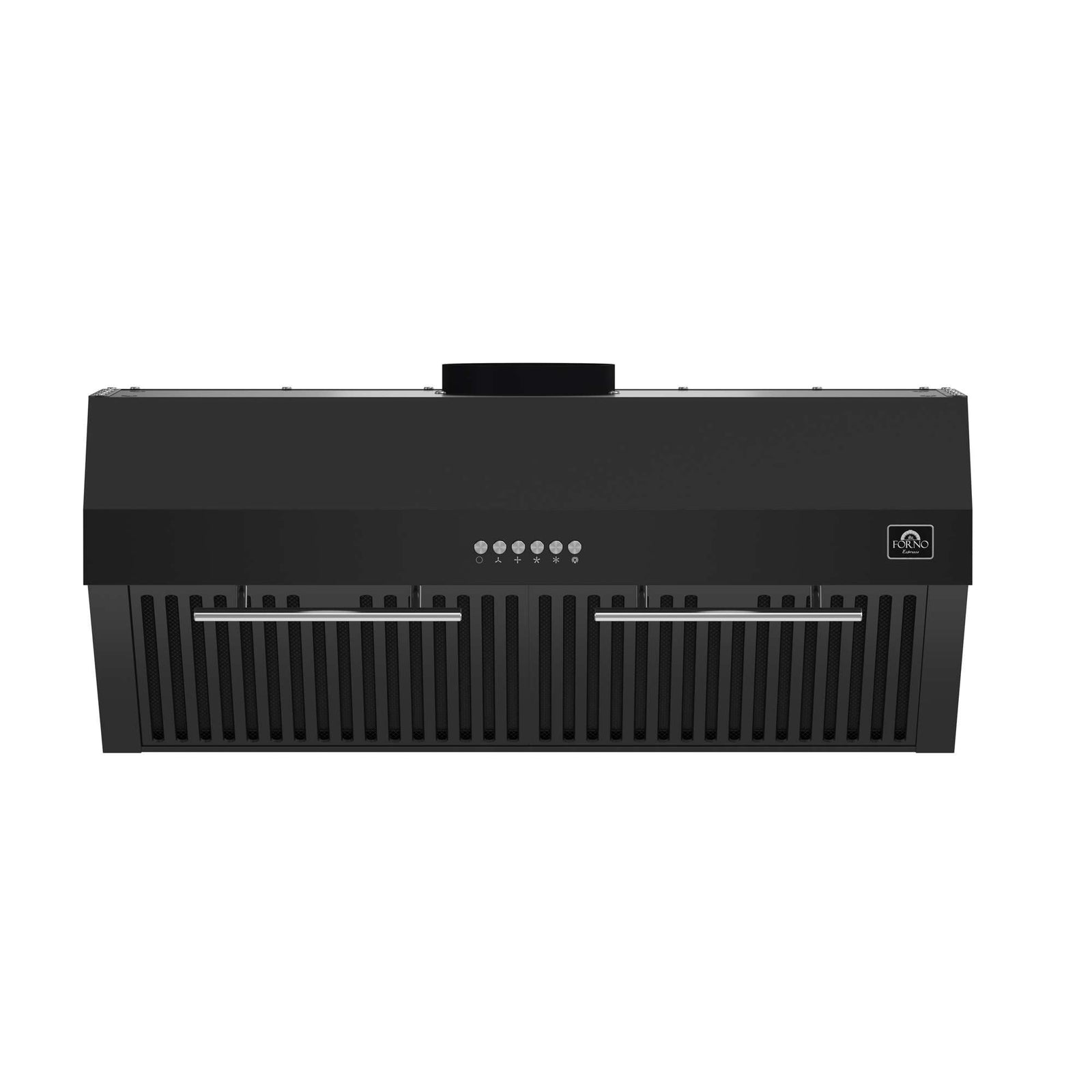 Forno Bari Espresso 30-Inch Under Cabinet Range Hood, Black, 600 CFM, LED Lighting, Dishwasher-Safe Baffle Filters, 3-Speed Fan Control - FRHUC5255-30BLK