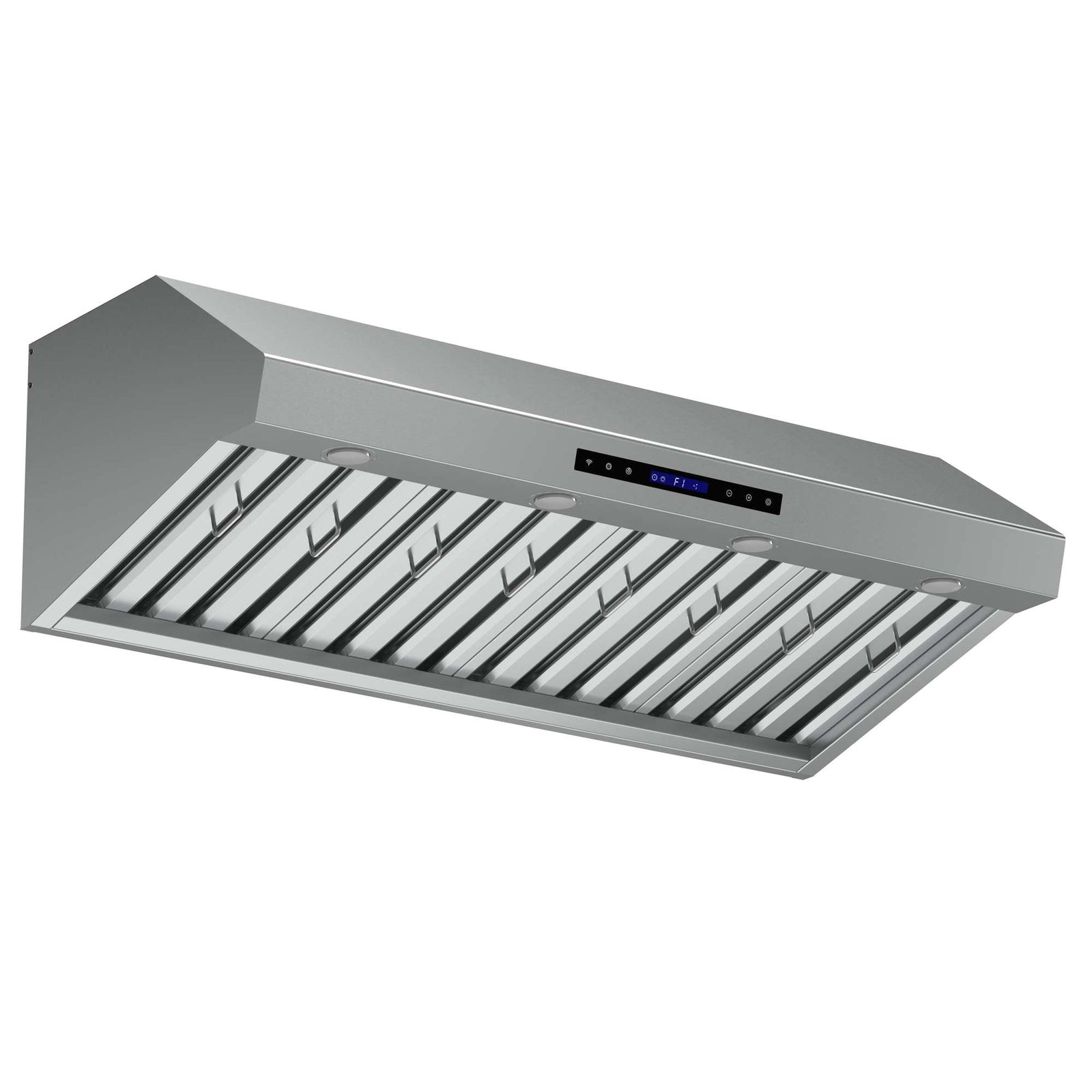 Forno Palazzo 48-Inch Wall Mounted Range Hood, Stainless Steel, Heavy Duty Baffle Filters, Remote Control - FRHWM5030-48