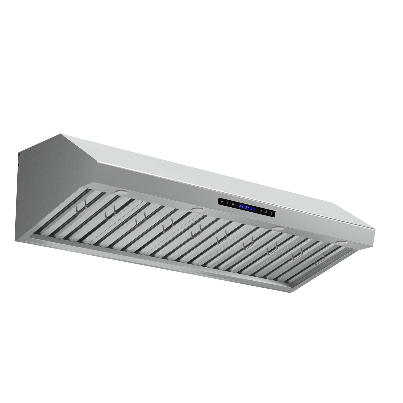 Forno Palazzo 60-Inch Wall Mounted Range Hood, Stainless Steel, Heavy Duty Baffle Filters, Remote Control - FRHWM5030-60