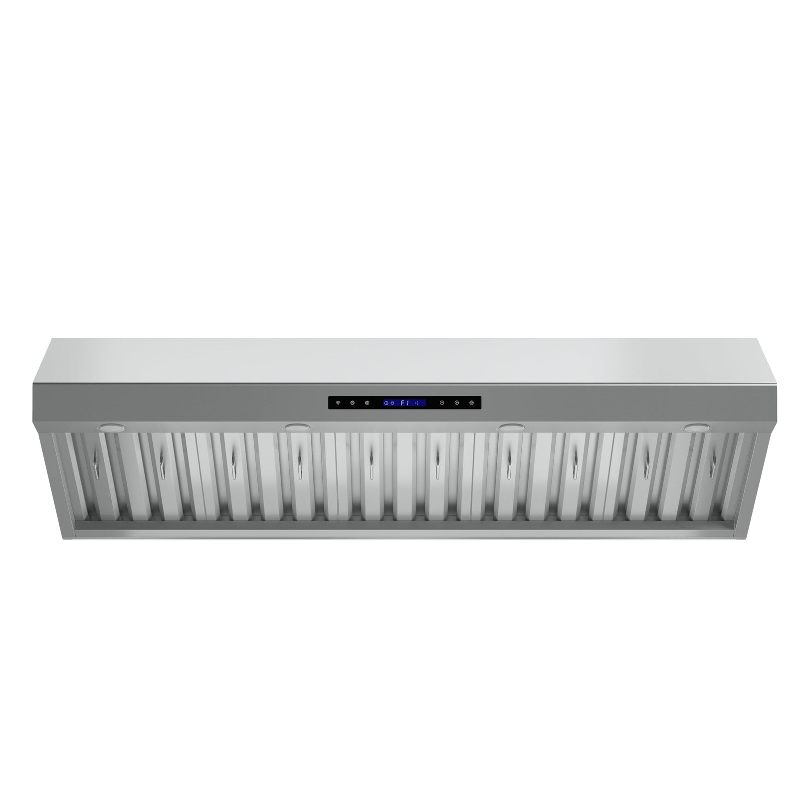 Forno Palazzo 60-Inch Wall Mounted Range Hood, Stainless Steel, Heavy Duty Baffle Filters, Remote Control - FRHWM5030-60