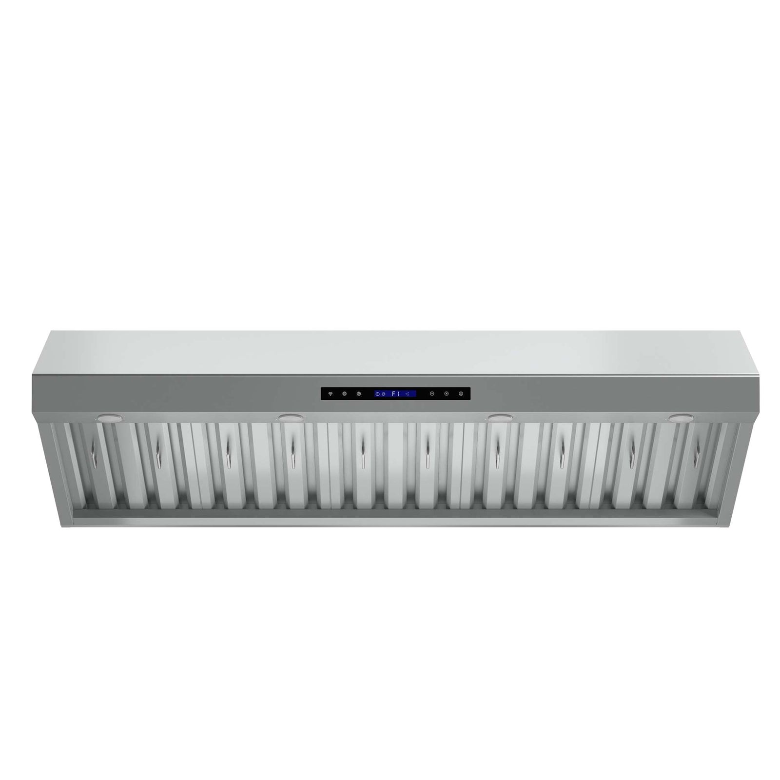 Forno Palazzo 60-Inch Wall Mounted Range Hood, Stainless Steel, Heavy Duty Baffle Filters, Remote Control - FRHWM5030-60