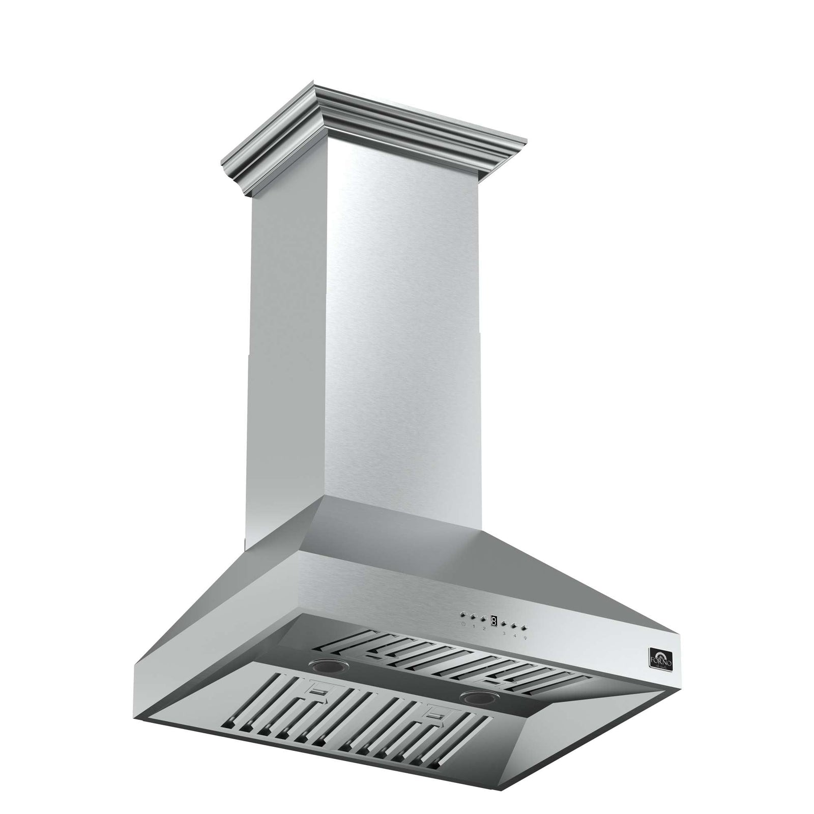 Forno Orvieto 30-Inch Wall Mount Range Hood, LED Lighting, Heavy Duty, Stainless Steel - FRHWM5094-30