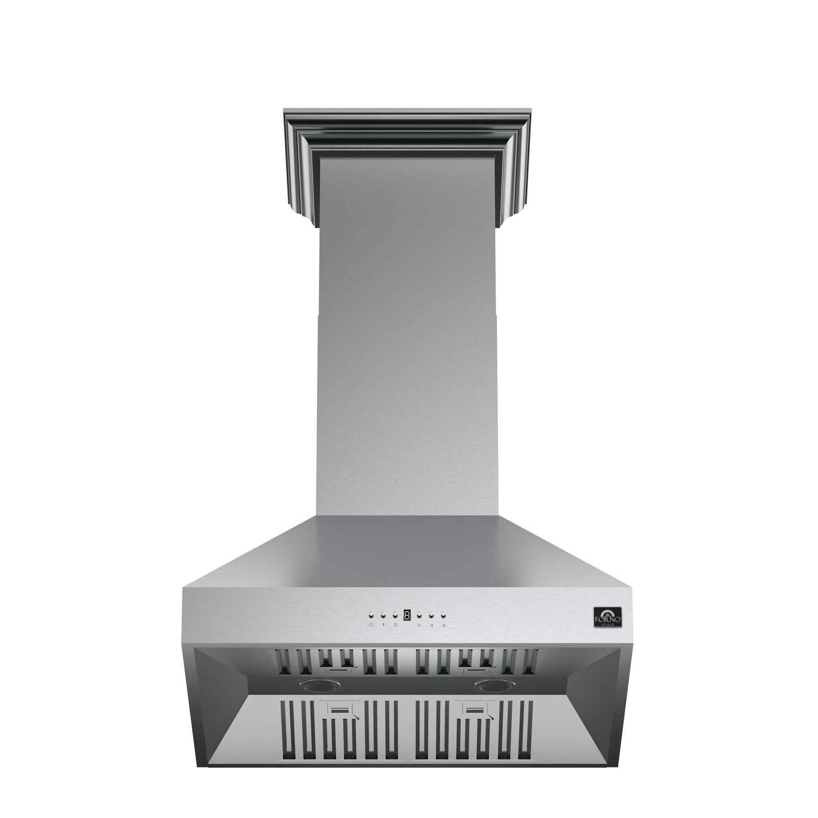 Forno Orvieto 30-Inch Wall Mount Range Hood, LED Lighting, Heavy Duty, Stainless Steel - FRHWM5094-30