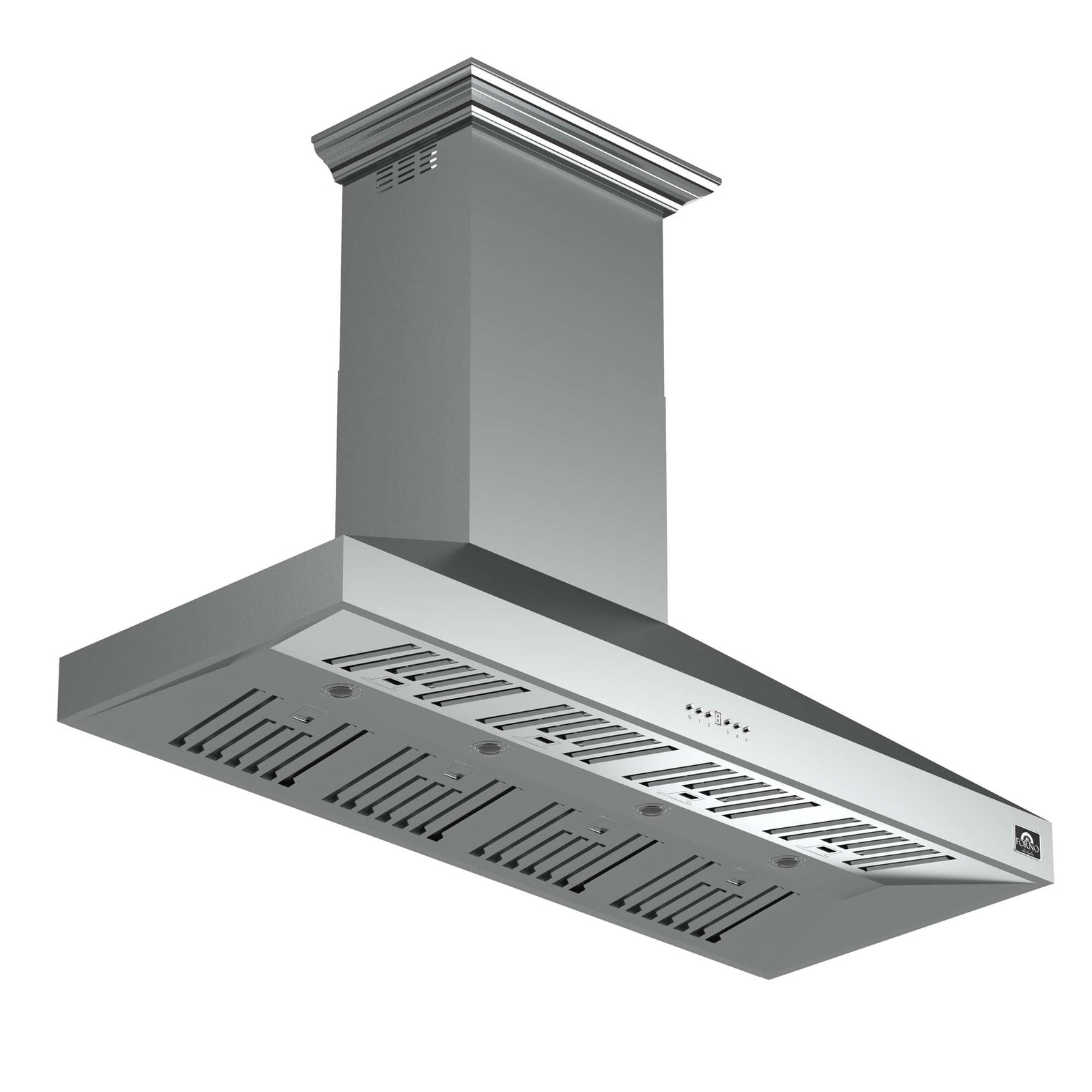 Forno Orvieto 60-Inch Wall Mount Range Hood, LED Lighting, Heavy Duty, Stainless Steel - FRHWM5094-60