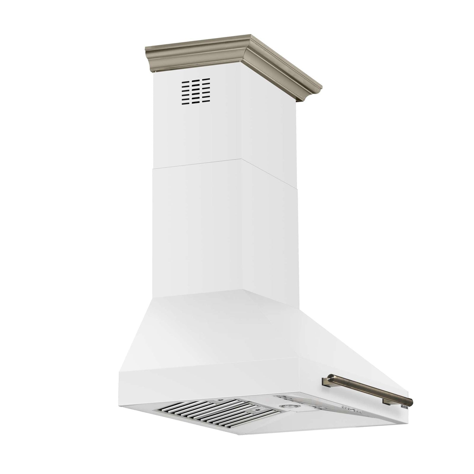 Forno Aria 30 Inch Wall-Mounted Range Hood in White - FRHWM5095-30WHT