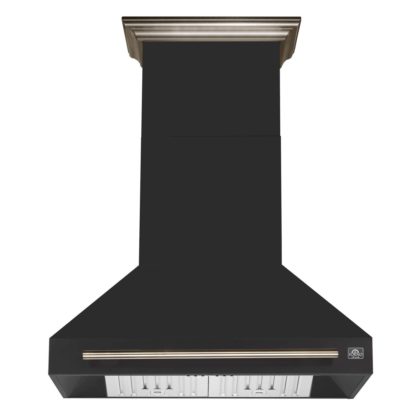 Forno Aria 36 Inch Wall-Mounted Range Hood in Black - FRHWM5095-36BLK