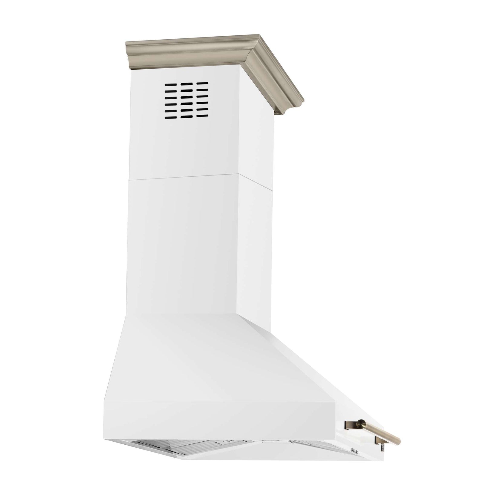 Forno Aria 36 Inch Wall-Mounted Range Hood in White - FRHWM5095-36WHT