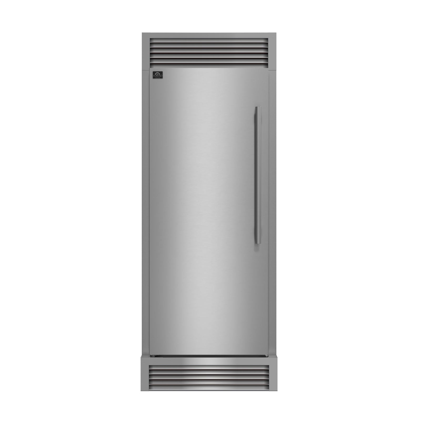 Forno Maderno 28" Built-In Convertible Refrigerator, 13.6 cu.ft. Left Swing with Decorative Grill - 32" Wide - FFFFD1722-32LSG