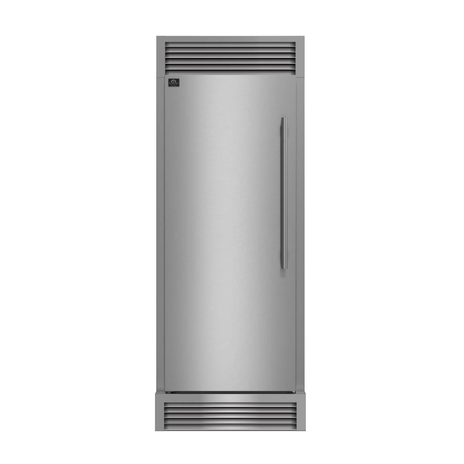 Forno Maderno 28" Built-In Convertible Refrigerator, 13.6 cu.ft. Left Swing with Decorative Grill - 32" Wide - FFFFD1722-32LSG
