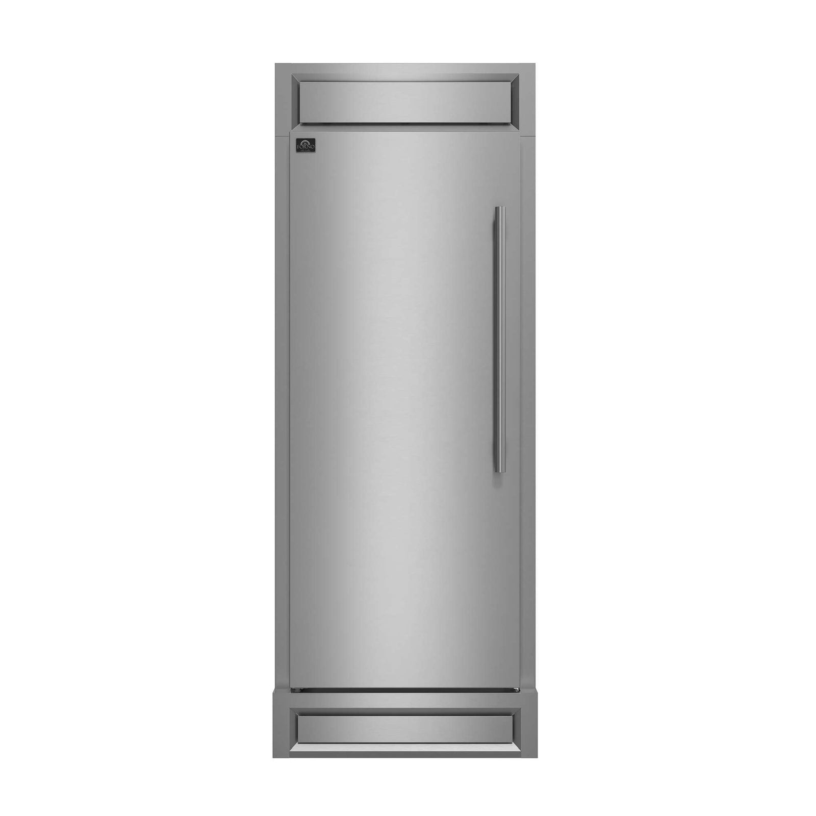 Forno Maderno 28-Inch Built-In Convertible Refrigerator, 13.6 cu.ft, Left Swing, Decorative Grill, ENERGY STAR Certified - FFFFD1722-32LS