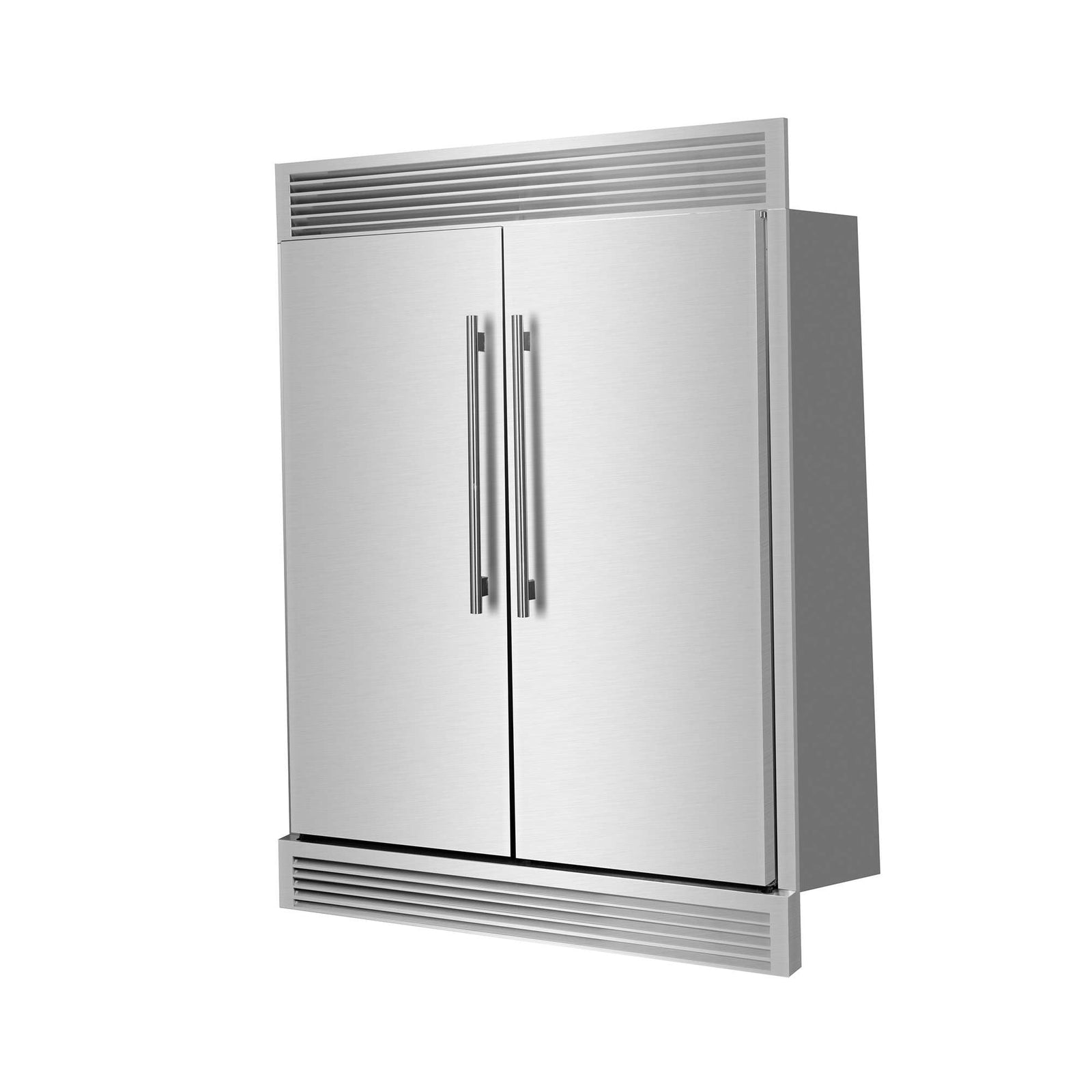 Forno Maderno 2-28-Inch Wide Convertible Refrigerator/Freezer, Decorative Trim, 27.2 cu.ft, 84-Inch High, ENERGY STAR Certified - FFFFD1722-60SG