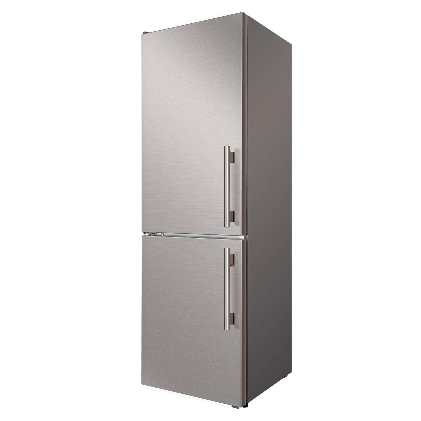 Forno Custodia 24" Bottom Freezer, 10.3 cf., Left Swing, Ice Maker, Total No frost, Stainless Steel handles - FFFFD1766-24LS