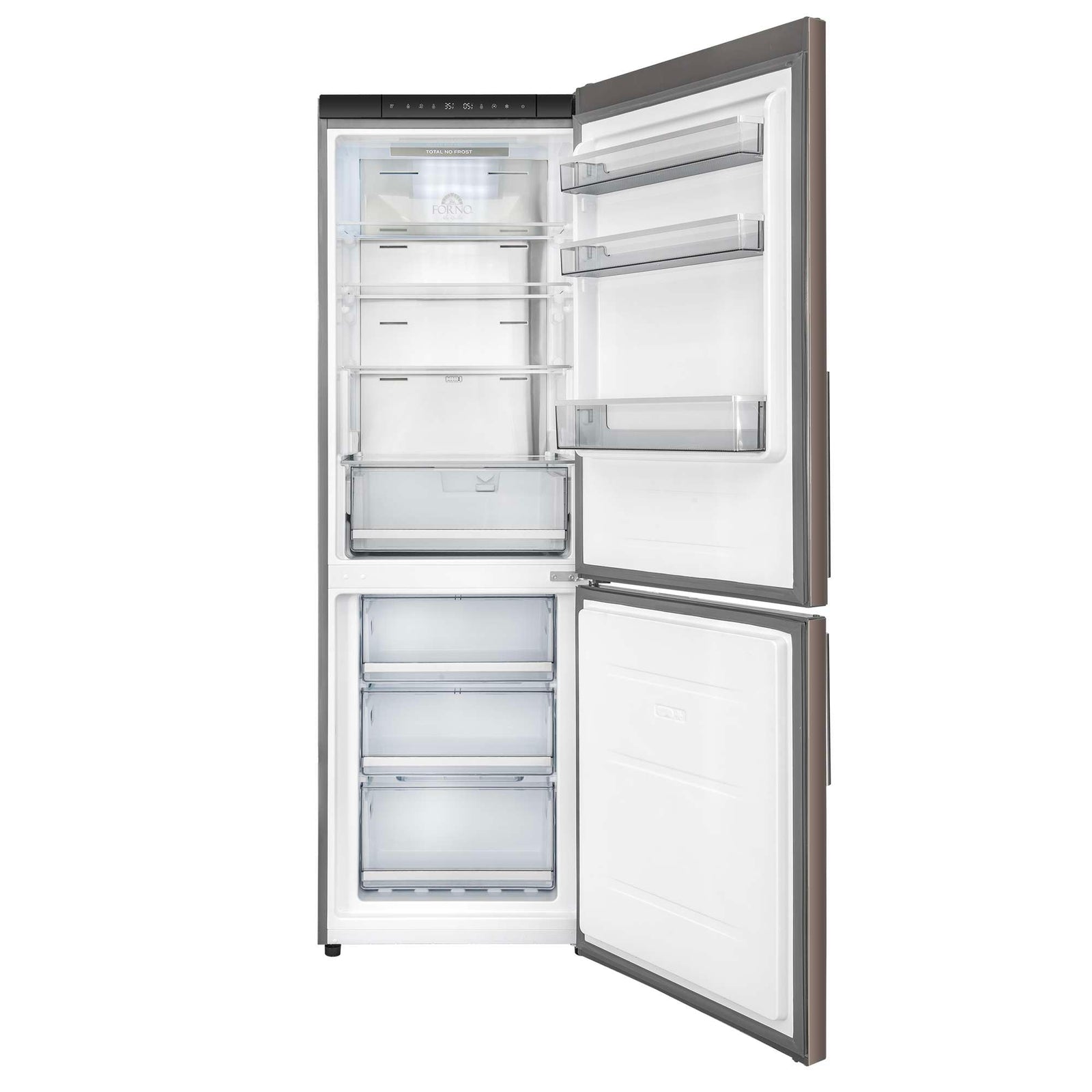 Forno Custodia 24" Bottom Freezer, 10.3 cf., Right Swing, Total No frost, Stainless Steel handles - FFFFD1766-24RS