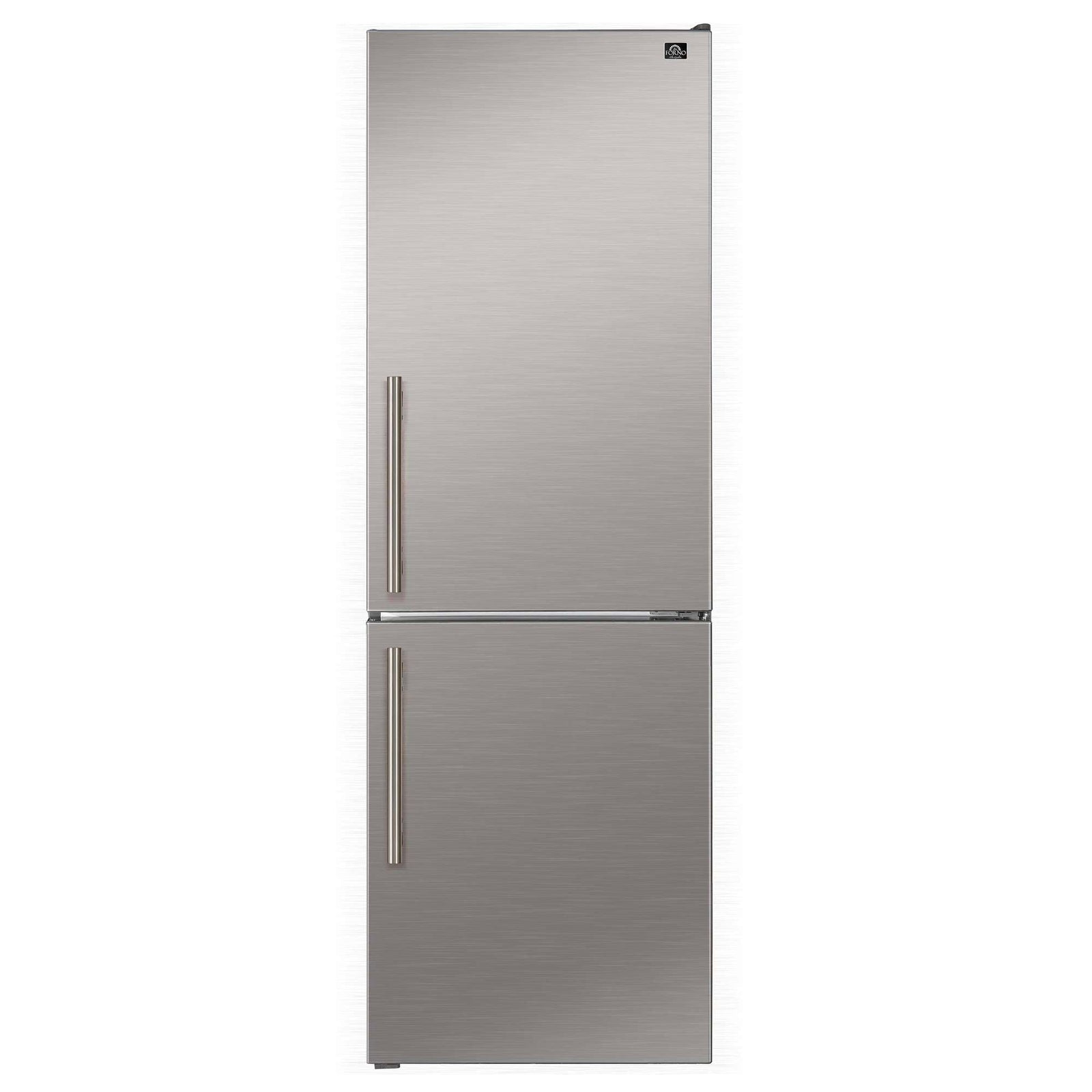 Forno Custodia 24" Bottom Freezer, 10.3 cf., Right Swing, Total No frost, Stainless Steel handles - FFFFD1766-24RS