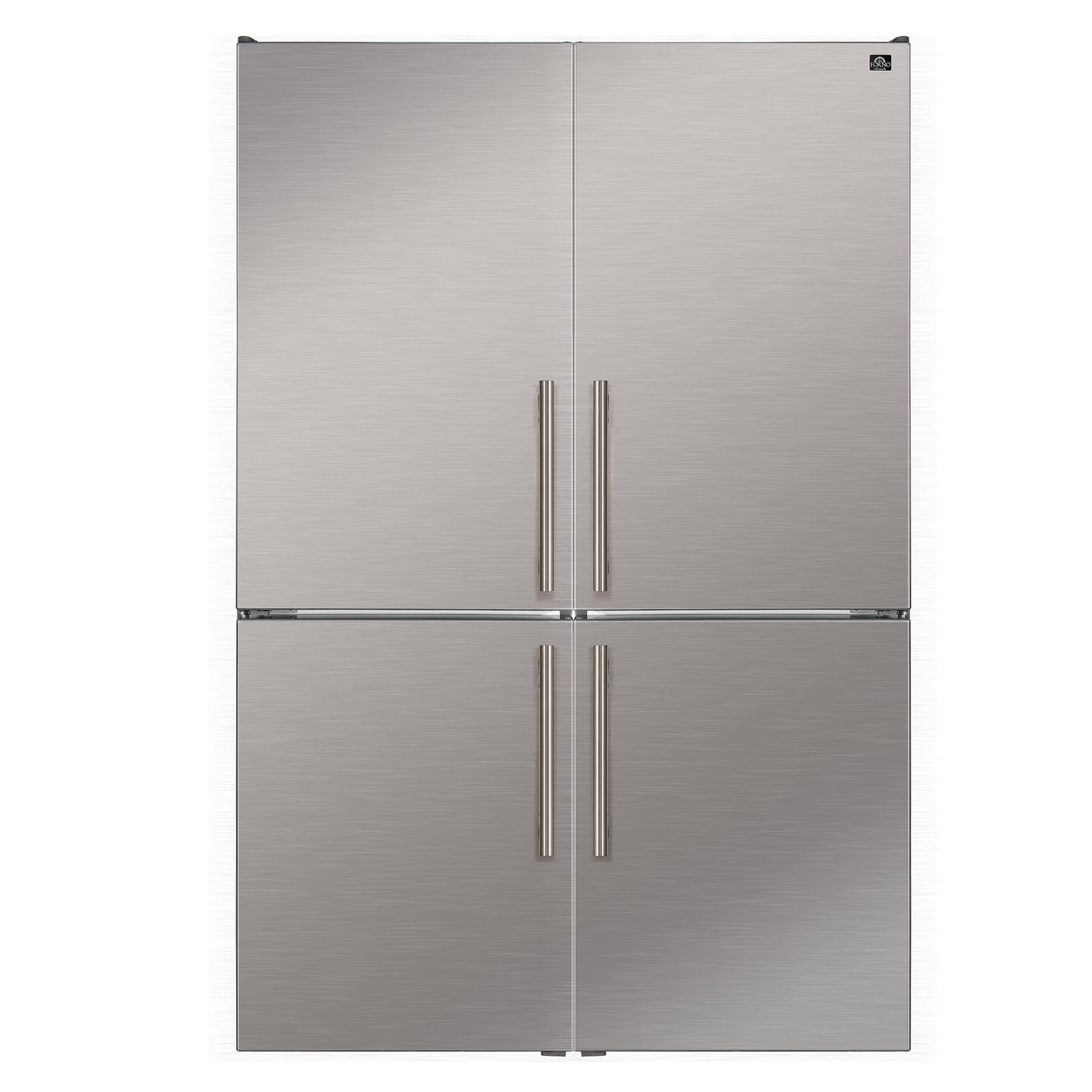Forno Custodia 48" Bottom Freezer combo, 20.6 cf., Ice Maker, Total No frost, Stainless Steel handles - FFFFD1766-48S