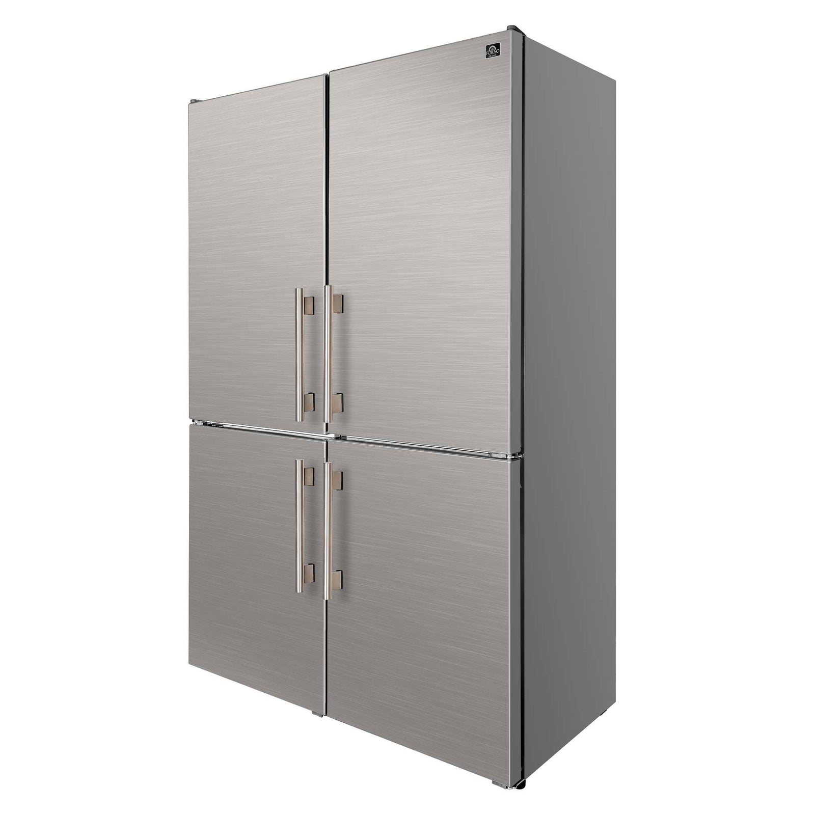 Forno Custodia 48" Bottom Freezer combo, 20.6 cf., Ice Maker, Total No frost, Stainless Steel handles - FFFFD1766-48S