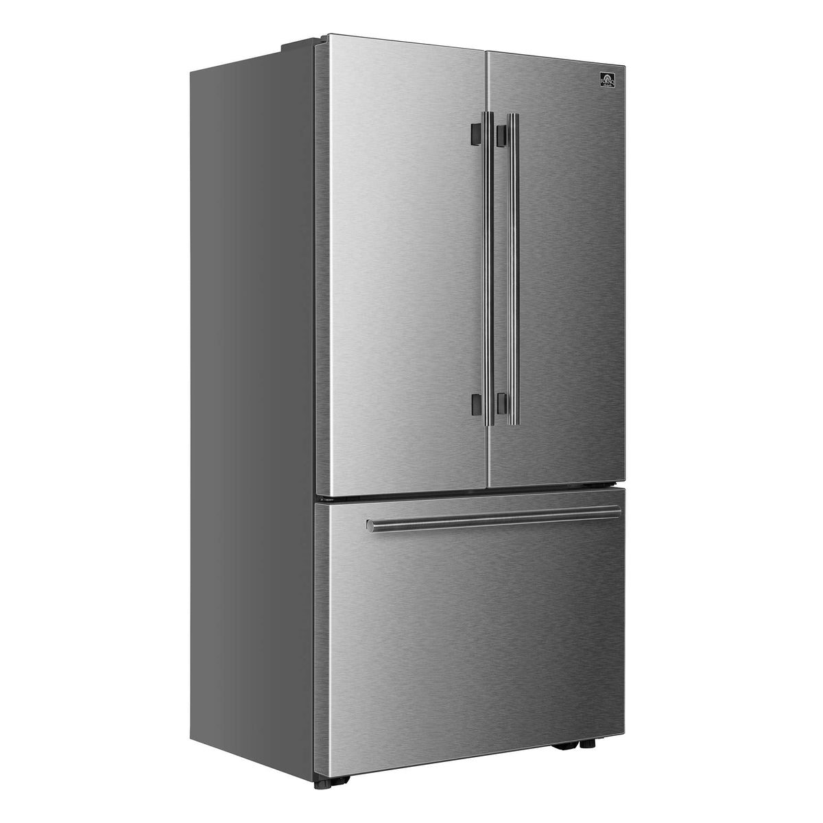 Forno Fiorano 36-inch French door refrigerator in stainless steel FFFFD1888-36SB